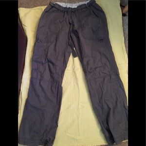 Koi Kathy Peterson gray size small scrub pants